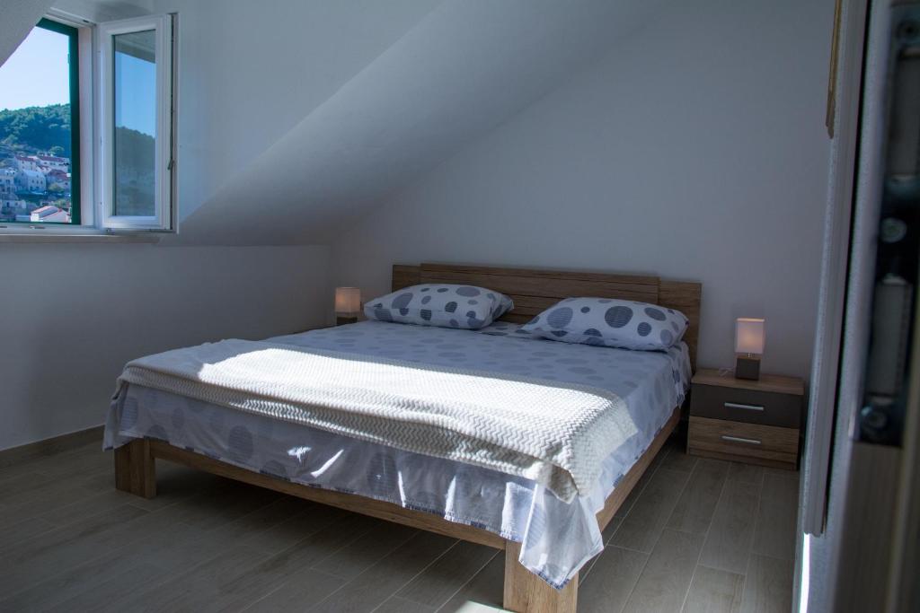 Postel nebo postele na pokoji v ubytování Apartment Ma_Lu