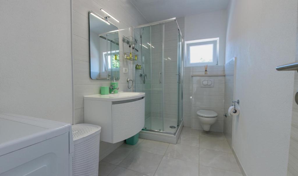 Koupelna v ubytování Apartment Ma_Lu