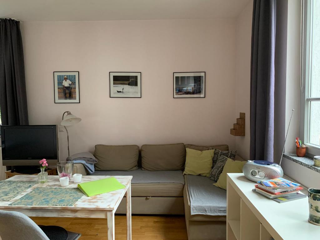 Posezení v ubytování Gleich neben Dom und Schloss