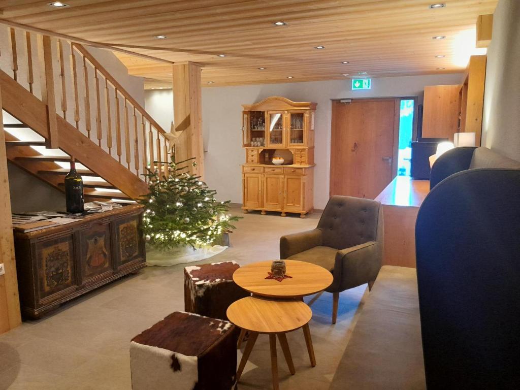 Posezení v ubytování Naturhaus am Arlberg