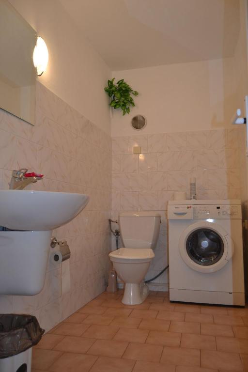 Koupelna v ubytování Apartmán Novákovi