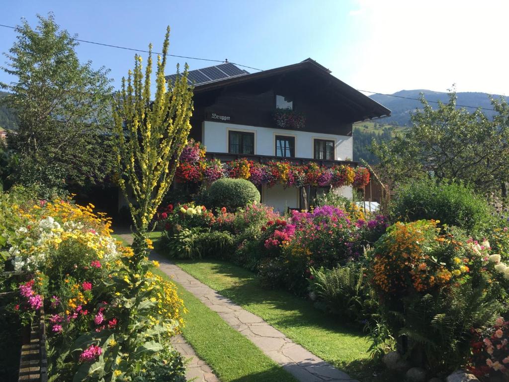 Zahrada ubytování Haus Brugger