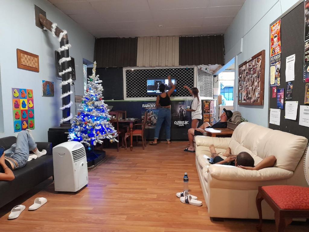 Posezení v ubytování Ozi Inn Backpackers - Perth -Valid Passport Required