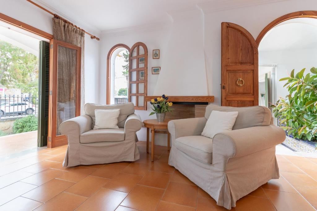 Posezení v ubytování Villa Ànecs