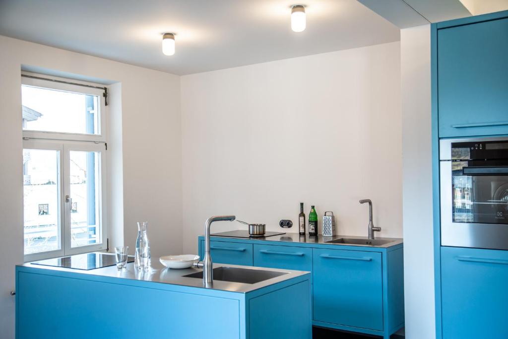 Köök või kööginurk majutusasutuses St Josefsheim Hostel