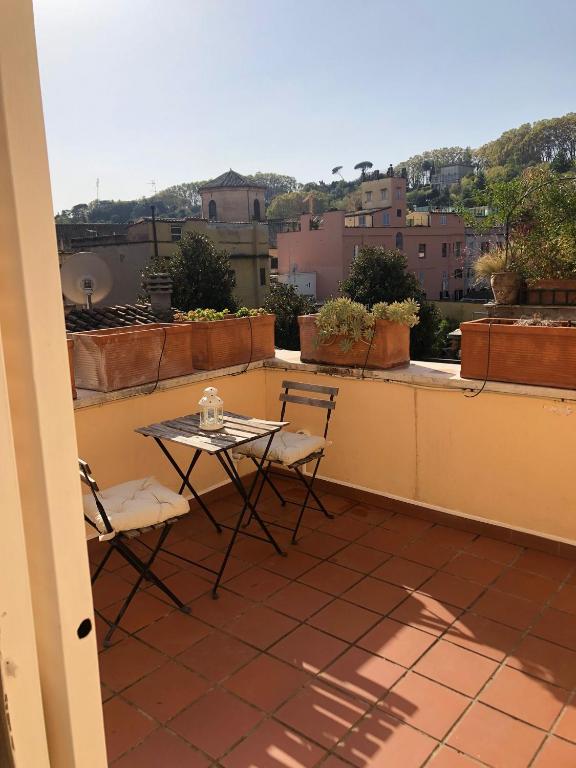 Balkón alebo terasa v ubytovaní Unìco a Roma