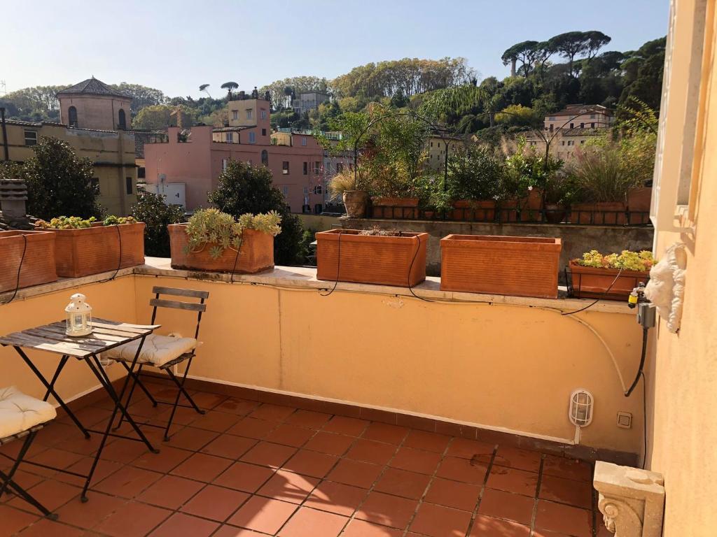 Balkón alebo terasa v ubytovaní Unìco a Roma