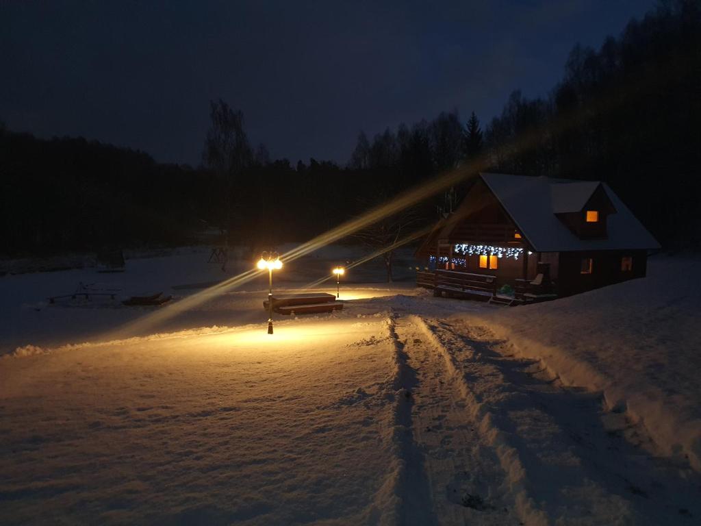 Mana Village - Jacuzzi & Sauna v zimě
