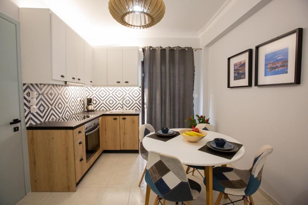 Kuchyň nebo kuchyňský kout v ubytování Casa in Centro