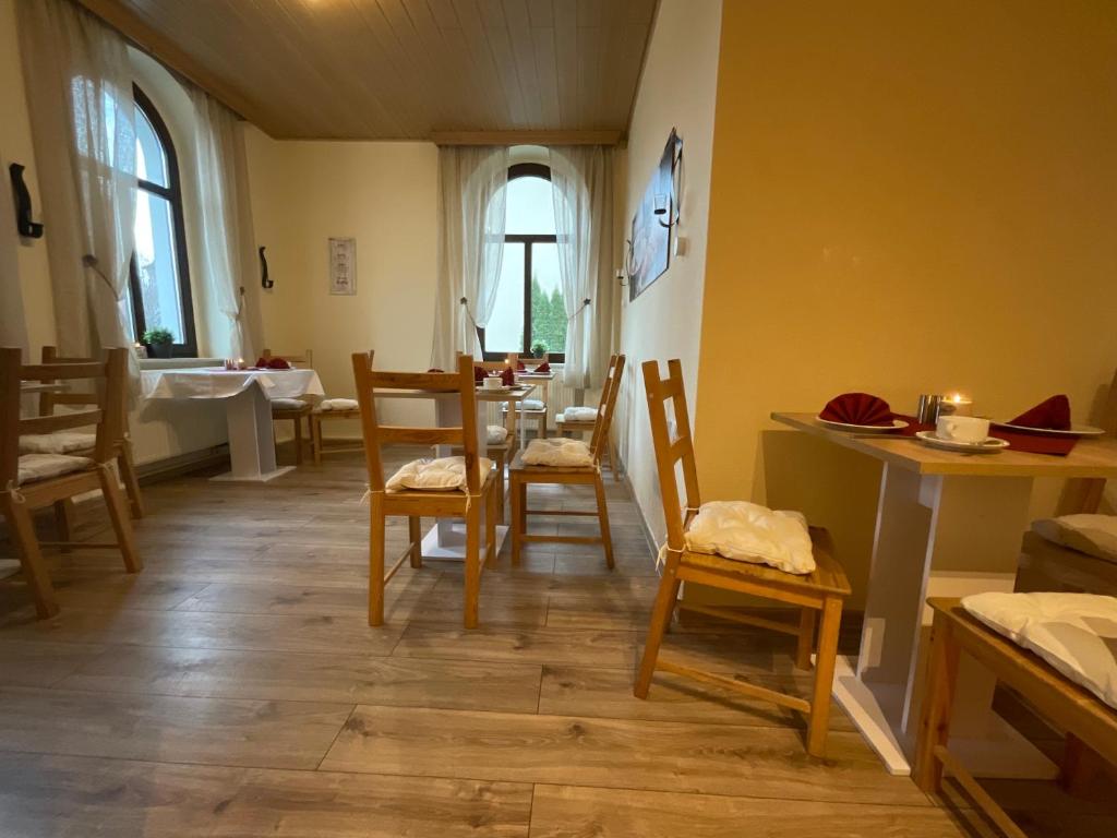 Posezení v ubytování Pension Lindenhof