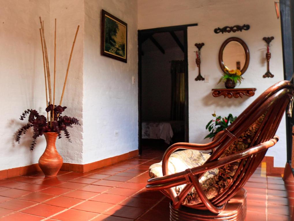 Posezení v ubytování Hermosa Finca "Rancho 4Js"