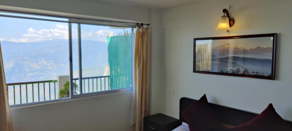 Nespecifikovaný výhled na hory nebo výhled na hory při pohledu z bed and breakfast
