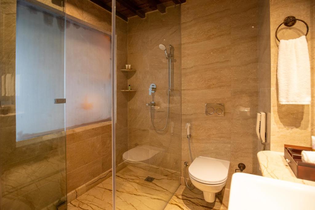 Koupelna v ubytování Basera Boutique Hotel