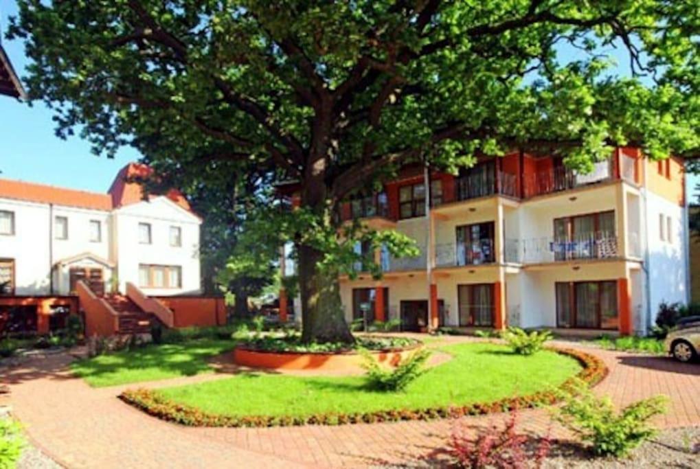 Budova, v ktorej sa ubytovanie bed & breakfast nachádza