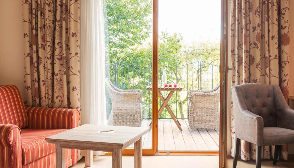 Posezení v ubytování Garten-Hotel Ochensberger