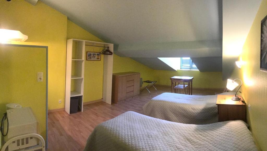 Letto o letti in una camera di Chateau de Faudade
