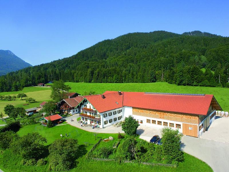 Vaade majutusasutusele Biohof Wallnerhof - Chiemgau Karte linnulennult