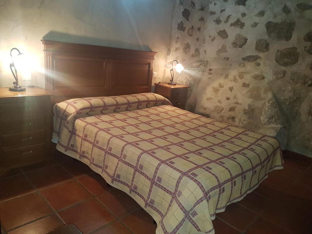 Posteľ alebo postele v izbe v ubytovaní Casa Rural El Molino II