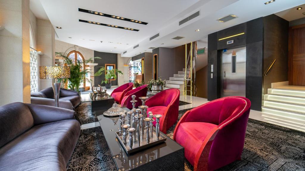 Posezení v ubytování Biz Cevahir Hotel Sultanahmet