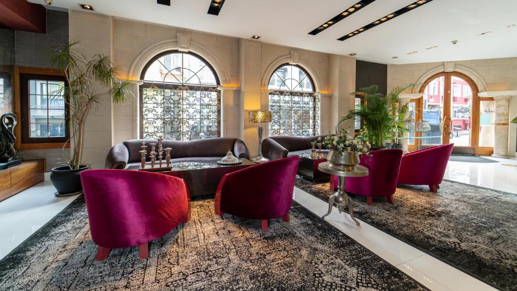 Posezení v ubytování Biz Cevahir Hotel Sultanahmet