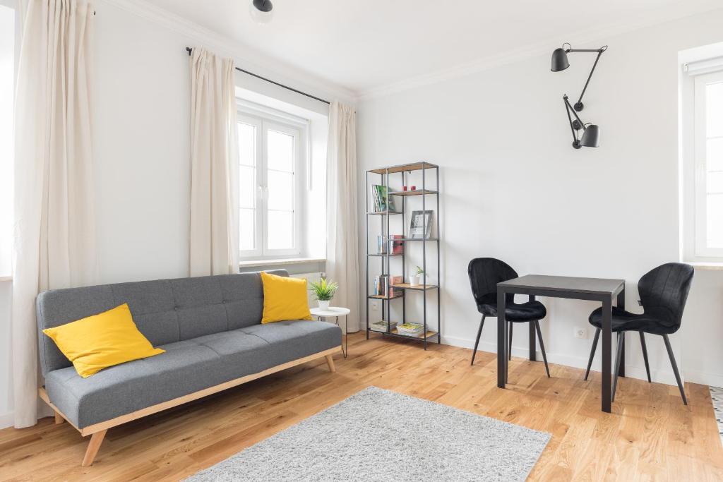 O zonă de relaxare la Bulwary Wiślane Modern Apartment