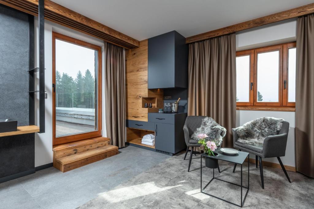Posezení v ubytování Hotel Královka