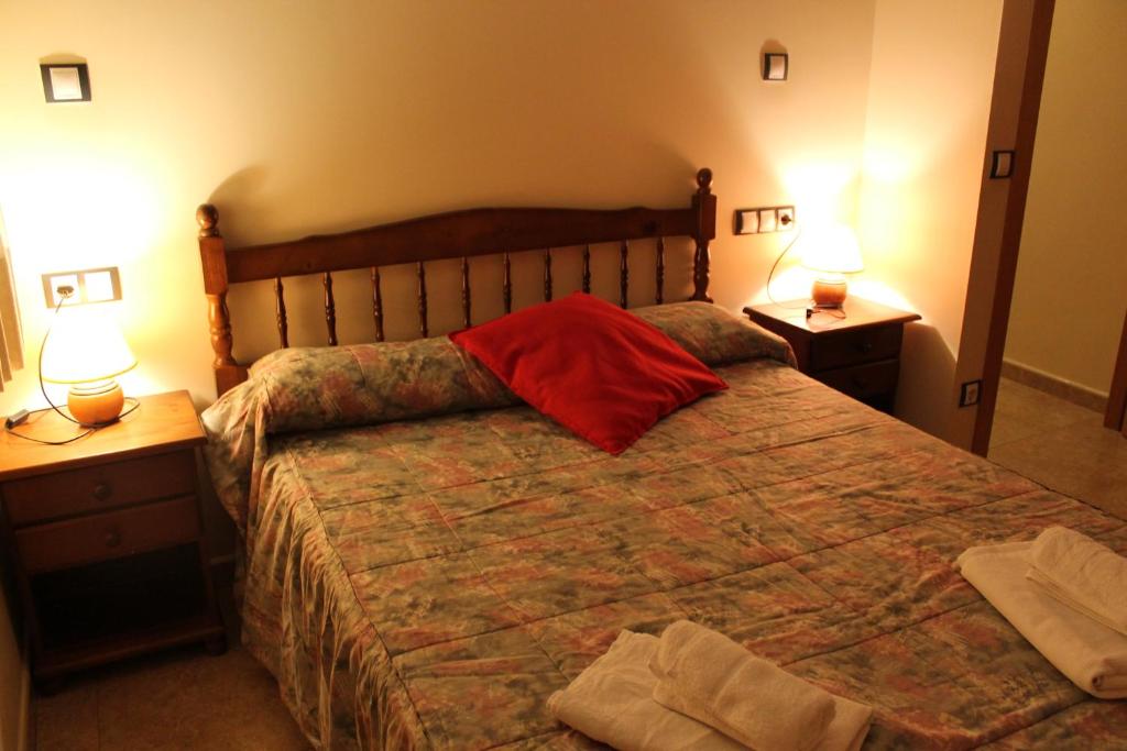 Postel nebo postele na pokoji v ubytování Apartaments Vilaró
