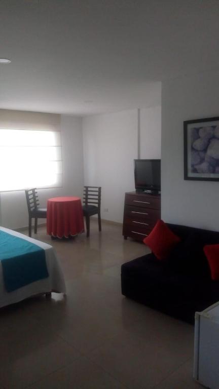 Area soggiorno di AW Hotel Chipichape Urban