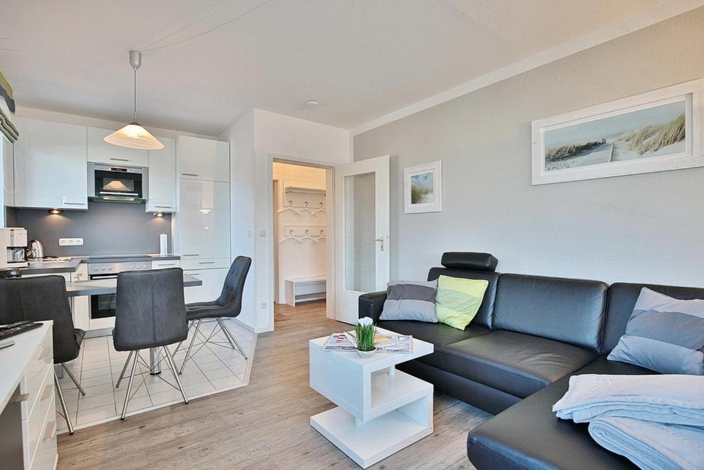 Posezení v ubytování Haus am Wiesenweg Haus am Wiesenweg 3 Appartement 04