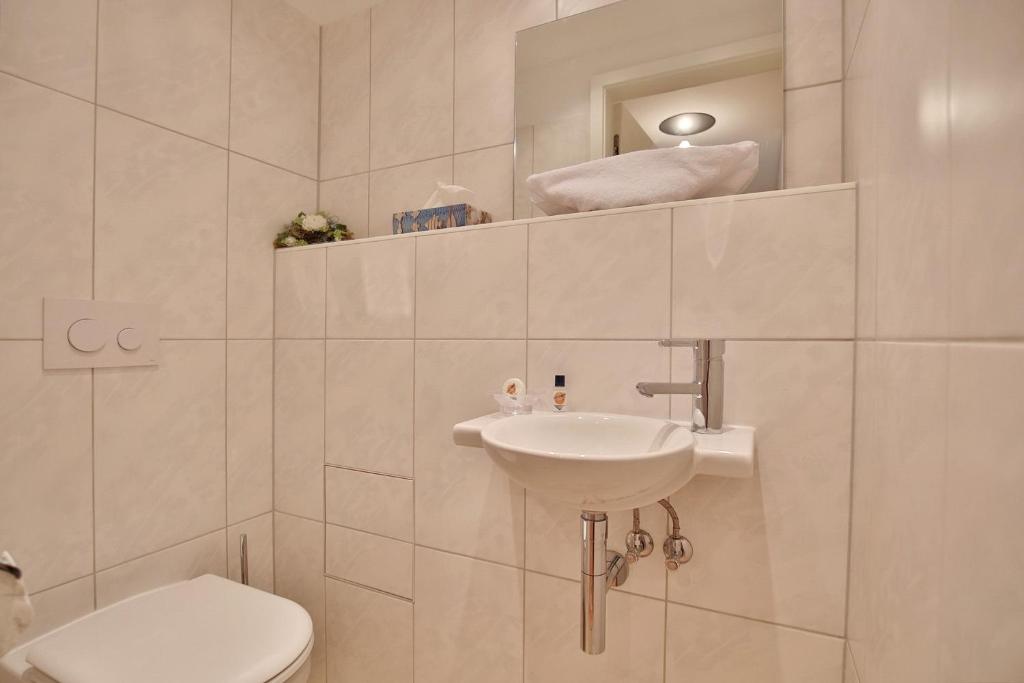 Koupelna v ubytování Villa Mér Baltique Villa Mér Baltique Appartement 12