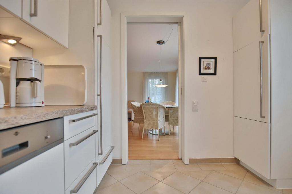 Kuchyň nebo kuchyňský kout v ubytování Villa Mér Baltique Villa Mér Baltique Appartement 12