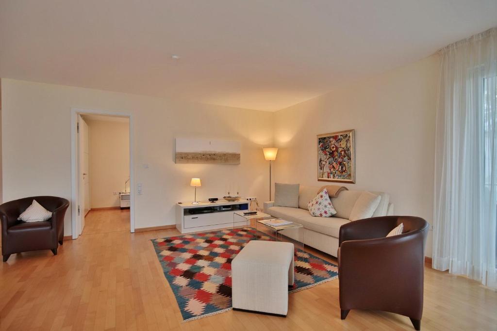Posezení v ubytování Villa Mér Baltique Villa Mér Baltique Appartement 12