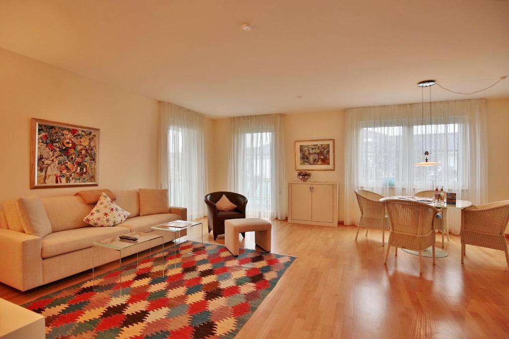 Posezení v ubytování Villa Mér Baltique Villa Mér Baltique Appartement 12