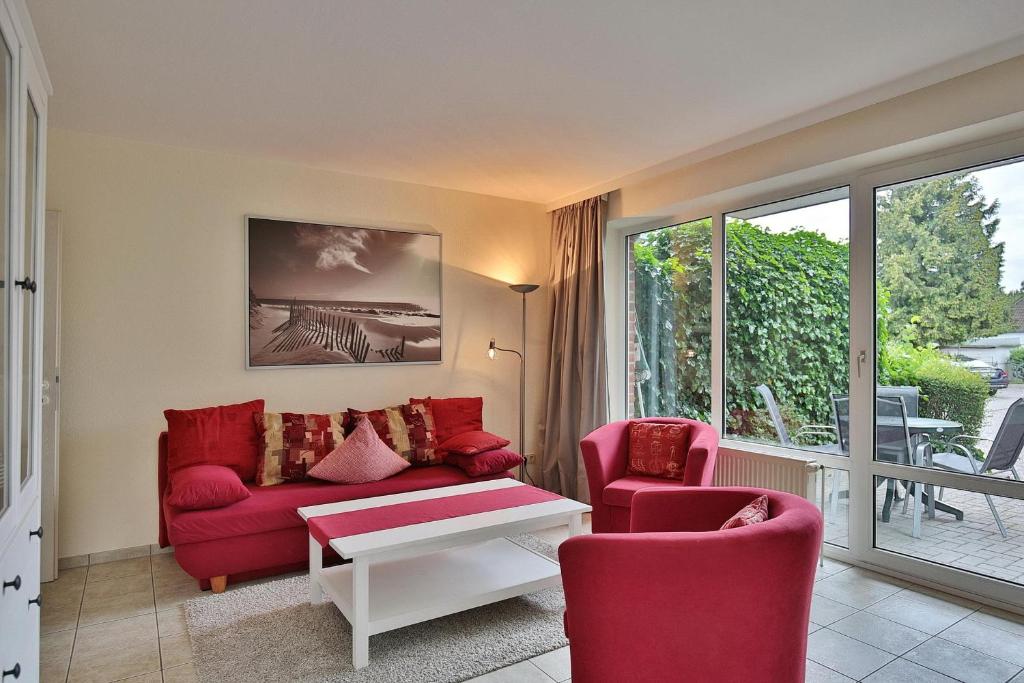 Posezení v ubytování Gorch-Fock-Straße 16 Gorch-Fock-Str 16 Appartement 2