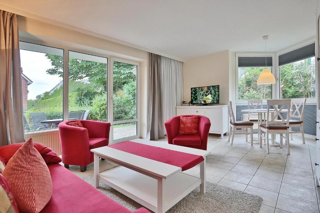 Posezení v ubytování Gorch-Fock-Straße 16 Gorch-Fock-Str 16 Appartement 2
