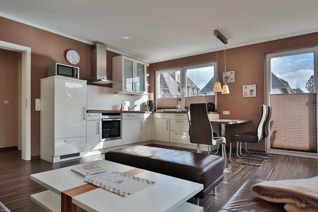 Kuchyň nebo kuchyňský kout v ubytování Residenz Herrenbruchstr Residenz Herrenbruchstraße 5 Appartement 4