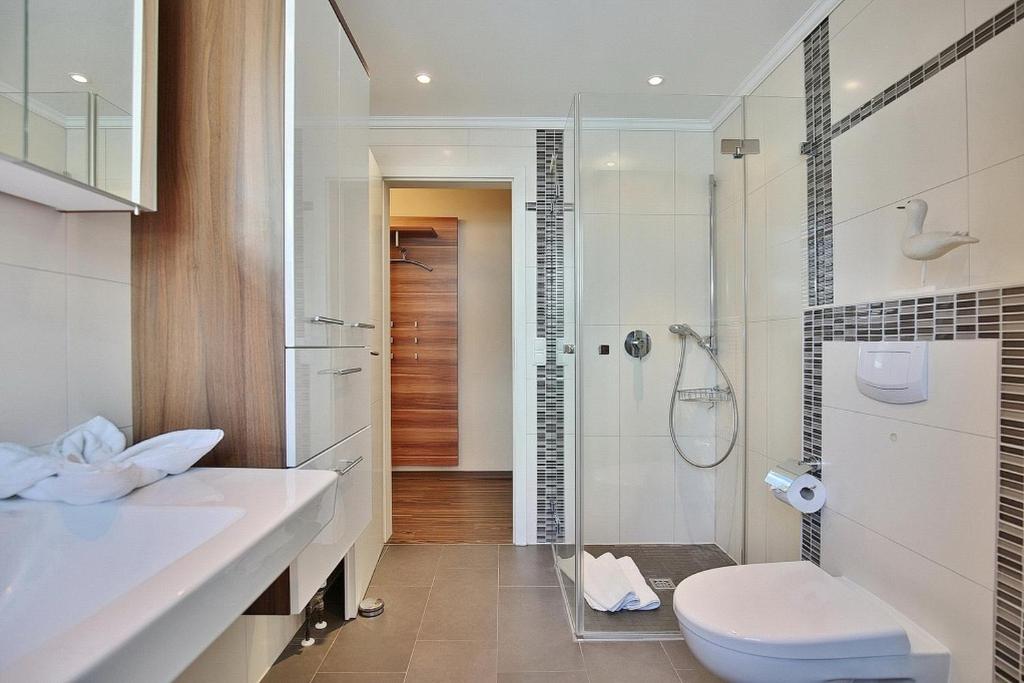 Koupelna v ubytování Residenz Herrenbruchstr Residenz Herrenbruchstraße 5 Appartement 4