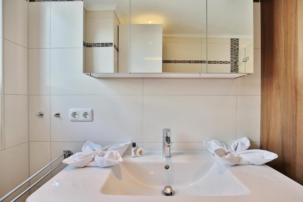Koupelna v ubytování Residenz Herrenbruchstr Residenz Herrenbruchstraße 5 Appartement 4
