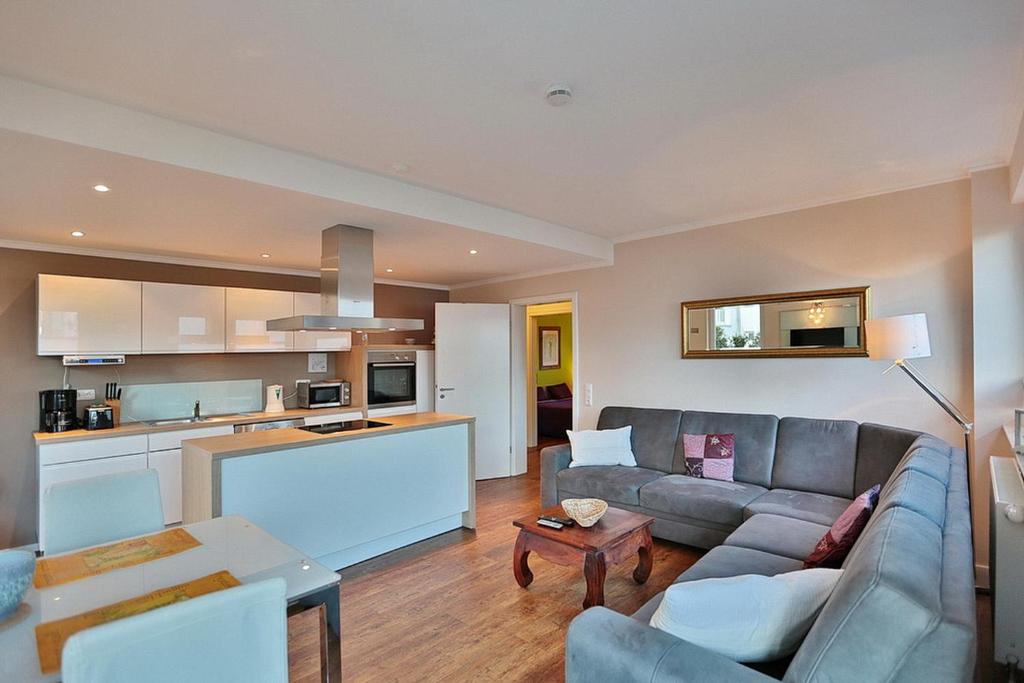 Kuchyň nebo kuchyňský kout v ubytování Residenz Herrenbruchstr Residenz Herrenbruchstraße 5 Appartement 1