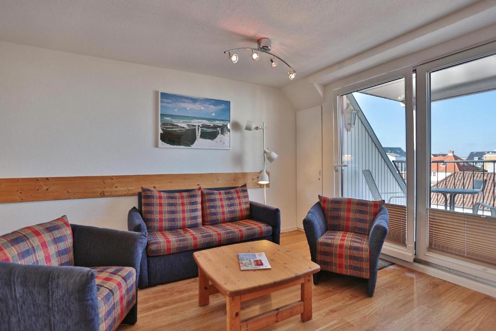 Χώρος καθιστικού στο Seebrücke Seebrücke Appartement 26