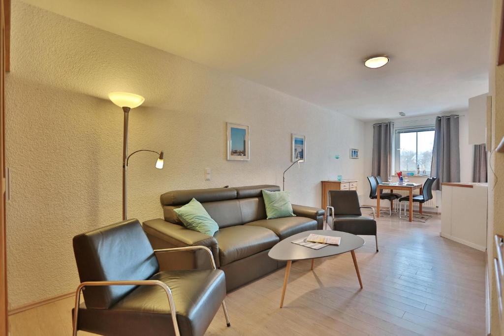 Χώρος καθιστικού στο Residenz Ostseestrand Appartement 19