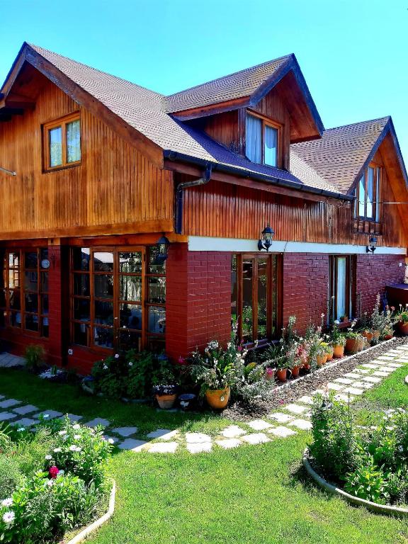 Zahrada ubytování Casa Emiluz