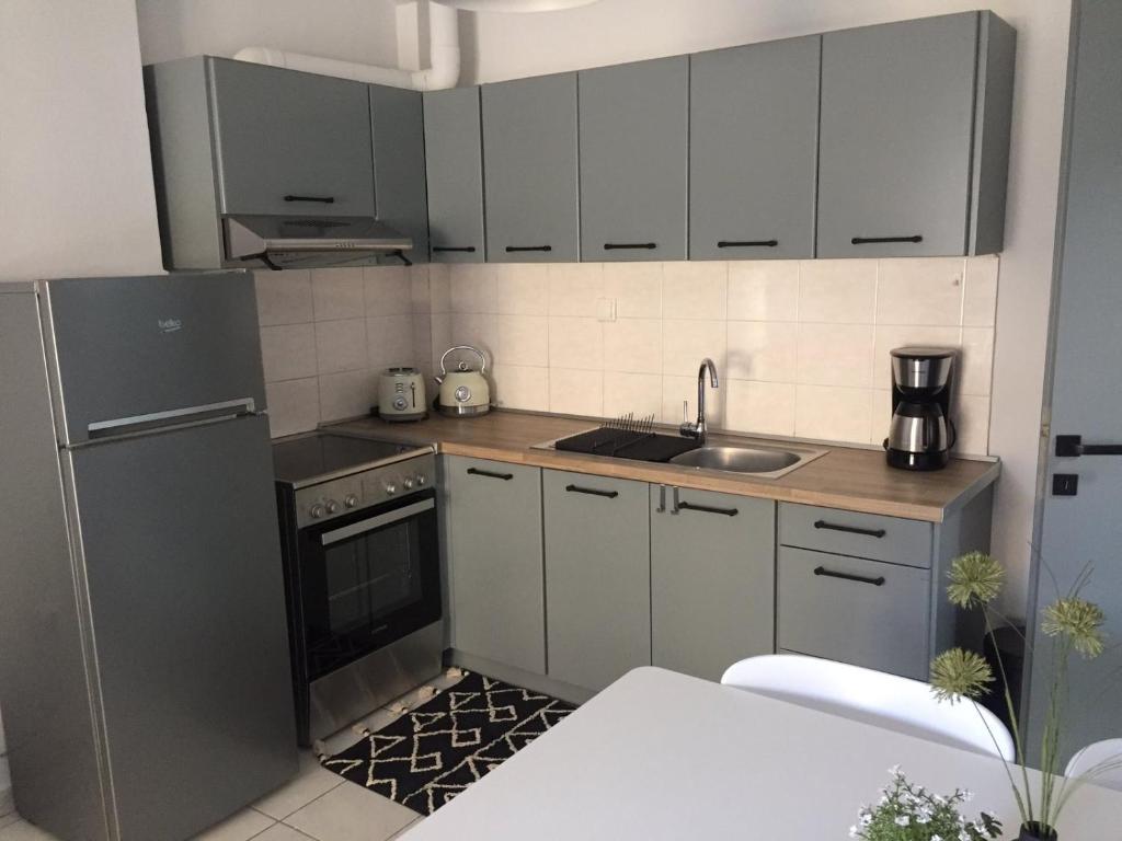 Kuchyň nebo kuchyňský kout v ubytování Nikoletta's Home 2