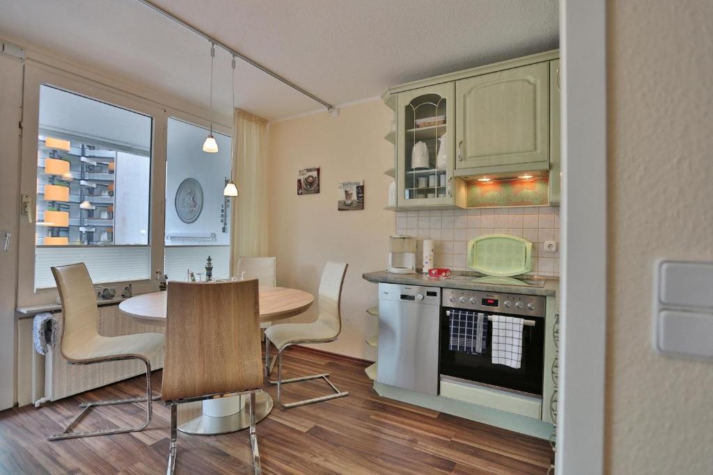 Kuchyň nebo kuchyňský kout v ubytování Terassenhügel Terrassenhügel Appartement 4