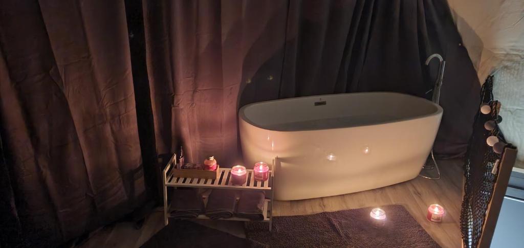 Koupelna v ubytování Glamping DiDille