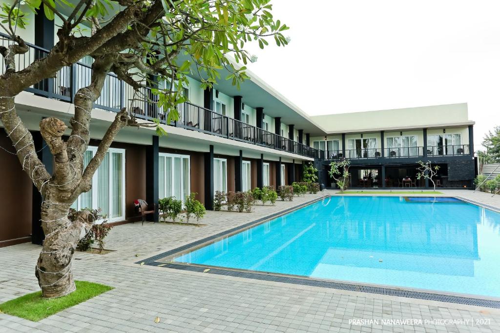 Bazén v ubytování Golden Star Beach Hotel nebo v jeho okolí