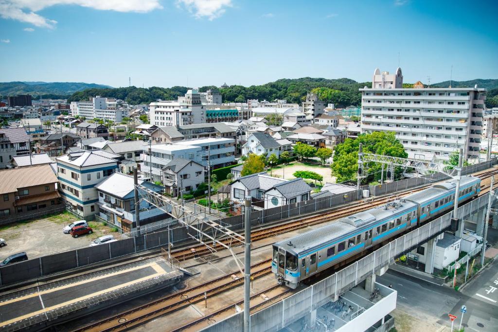Nespecifikovaný výhled na destinaci Imabari nebo výhled na město při pohledu z hotelu