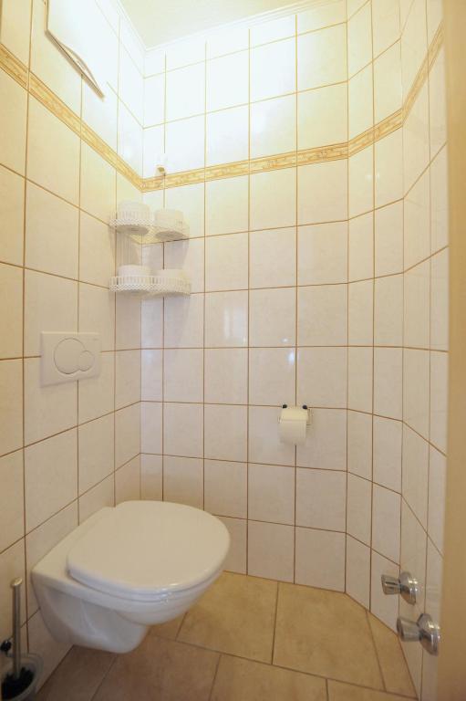 Koupelna v ubytování Riederhof