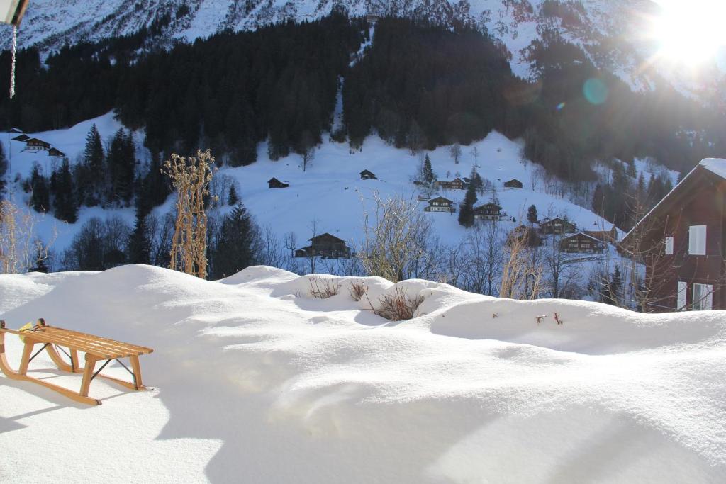 Obiekt Chalet Pfingsteggblick zimą