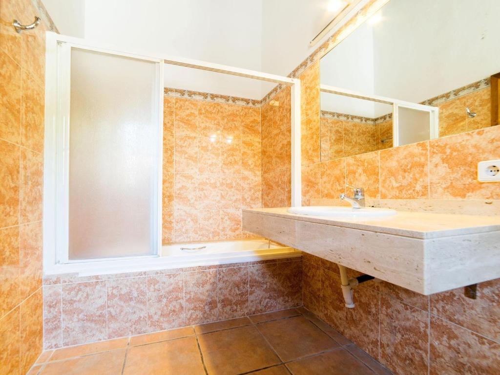 Koupelna v ubytování Villa CADELL PETIT